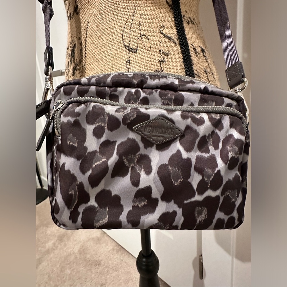 NWT MZ WALLACE Gramercy Crossbody leopard - Picture 7 of 13